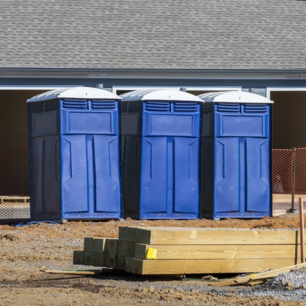 is there a specific order in which to place multiple porta potties in Sealston VA